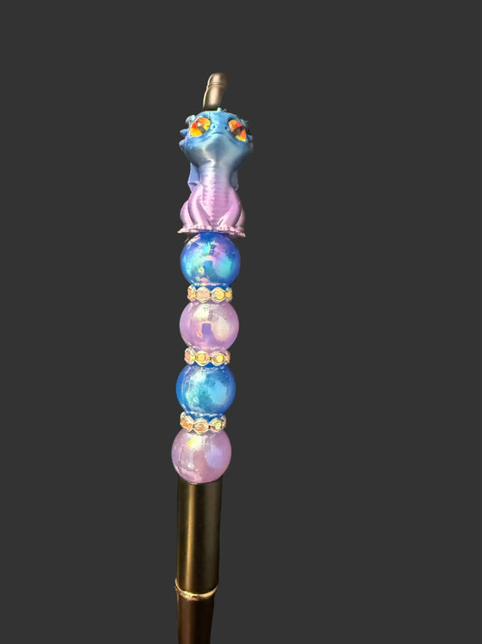 Blue & Purple 3D Dragon